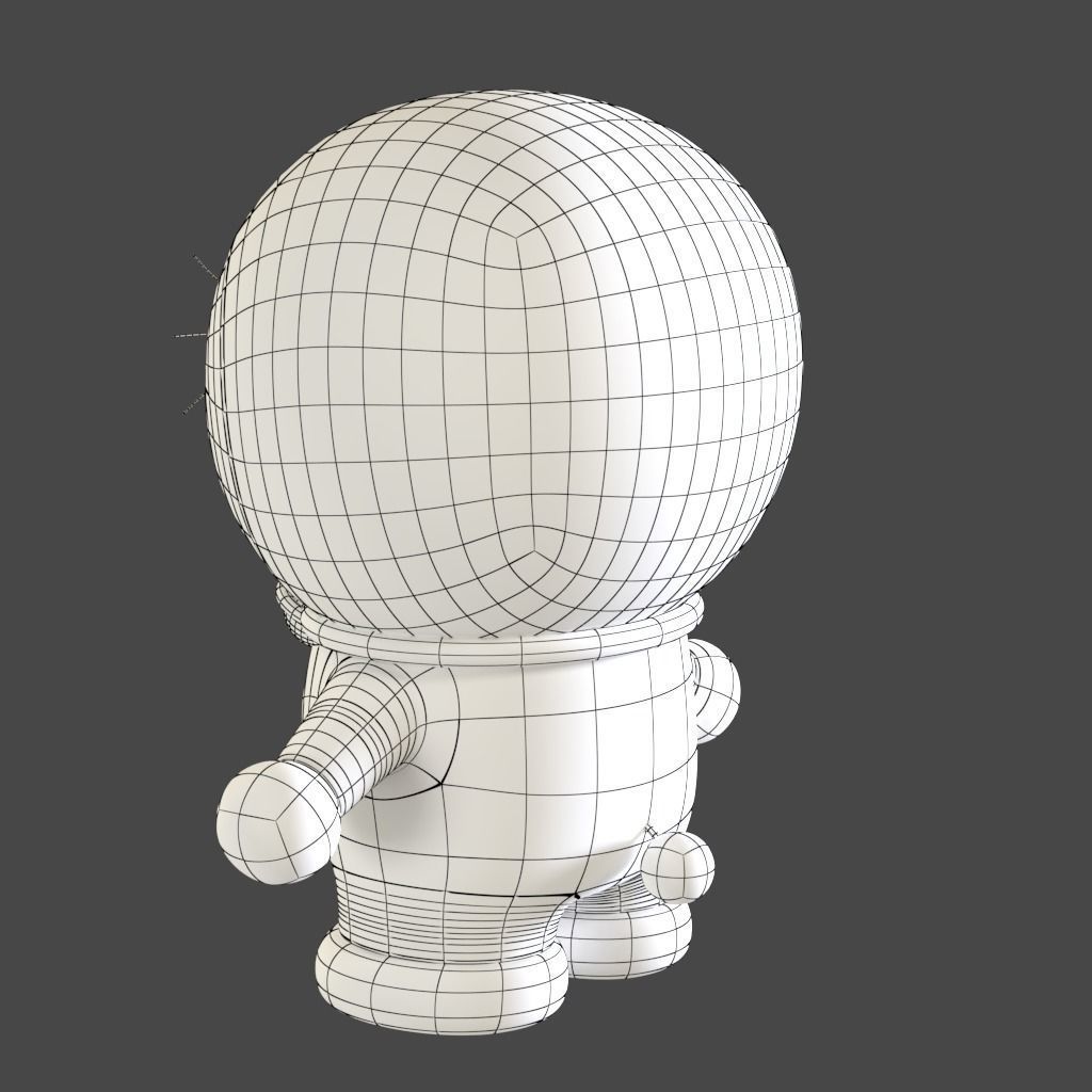 DORAEMON 3D MODEL - Cartoon Character 3D Model Low-poly 3D model_6