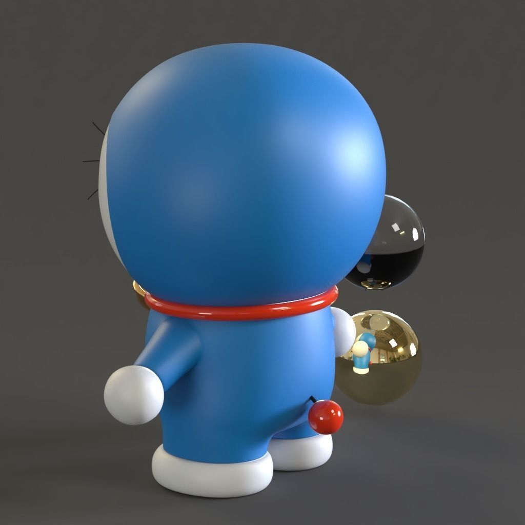 DORAEMON 3D MODEL - Cartoon Character 3D Model Low-poly 3D model_3