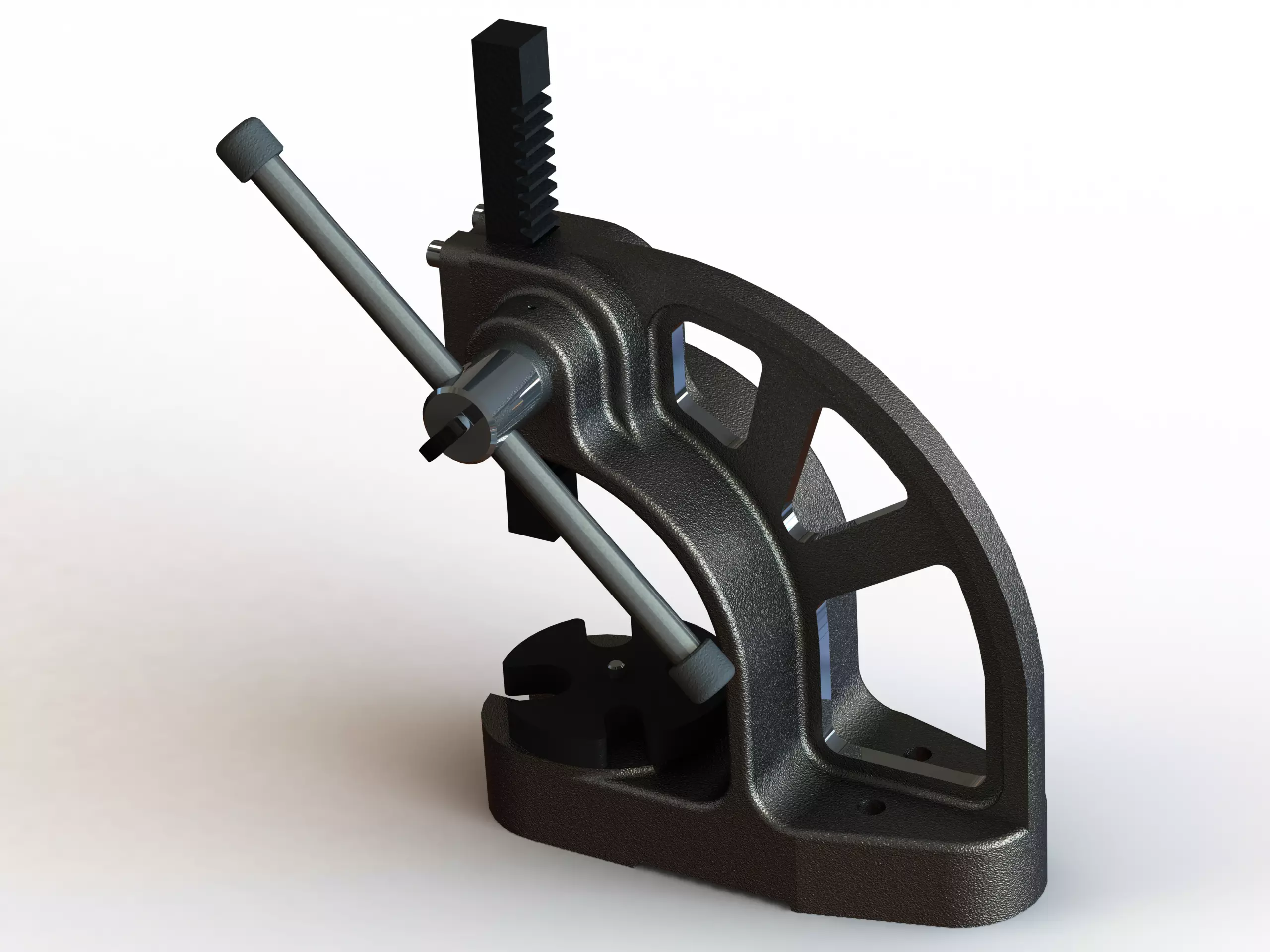 Manual Arbor Press 05 Ton Pressure 3D model_0