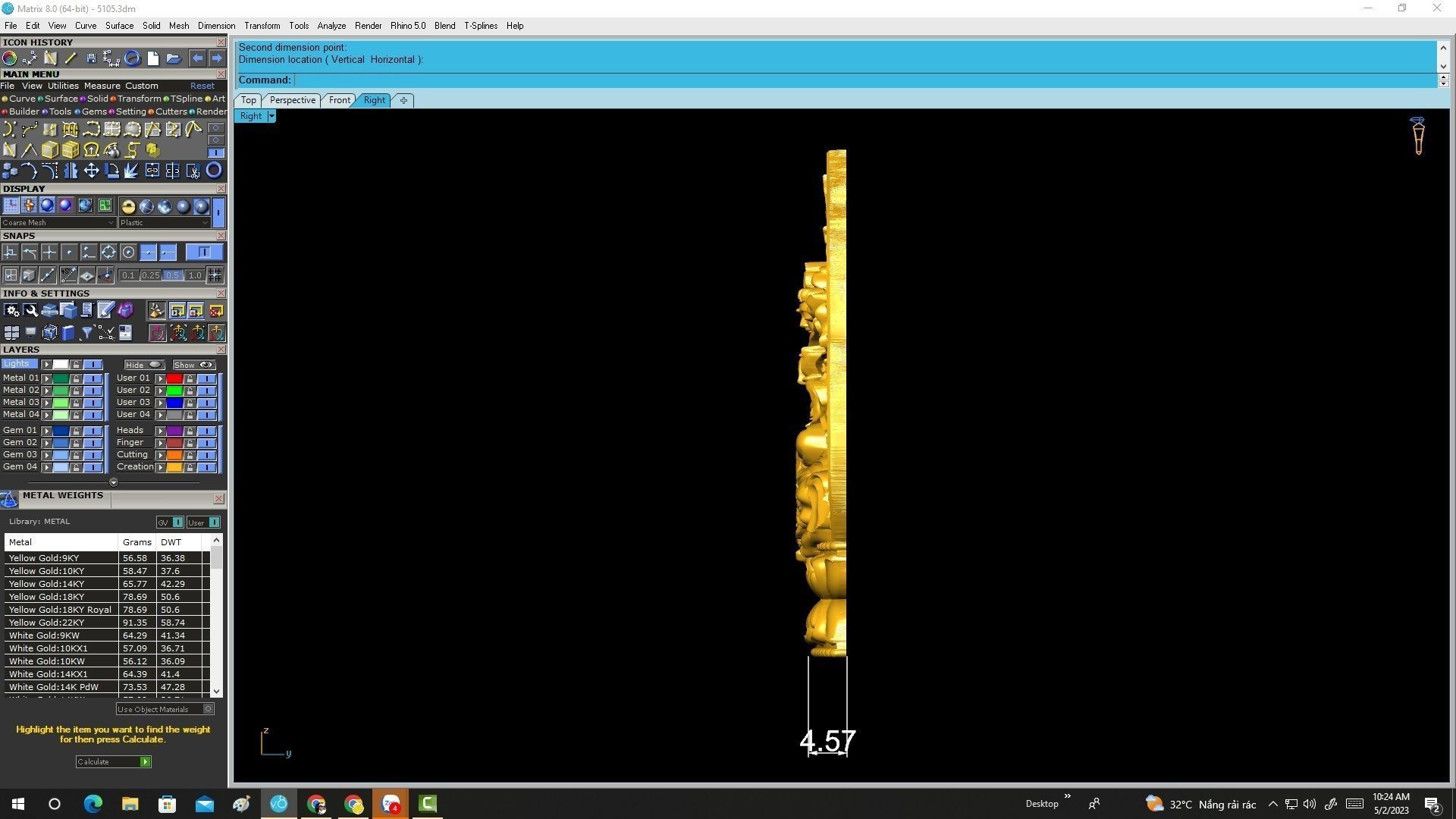 A5105 Buddha Sitting on a Lotus Platform Pendant 3D Model 3D print model_7