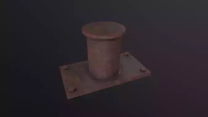 Sea bollard 3D Model