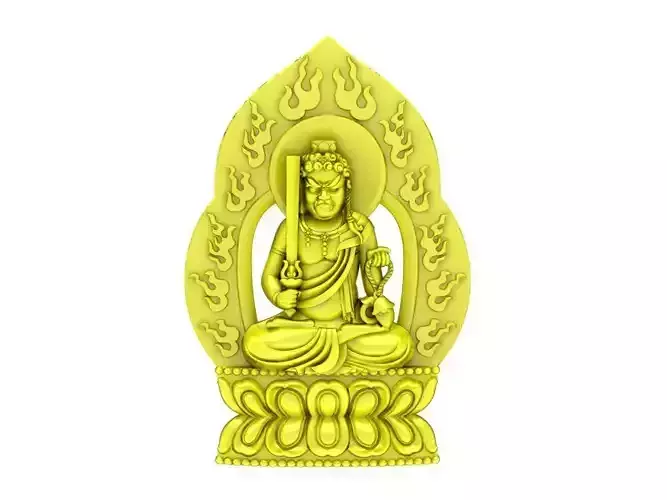 A5109 Buddha Sitting on Lotus Pendant
