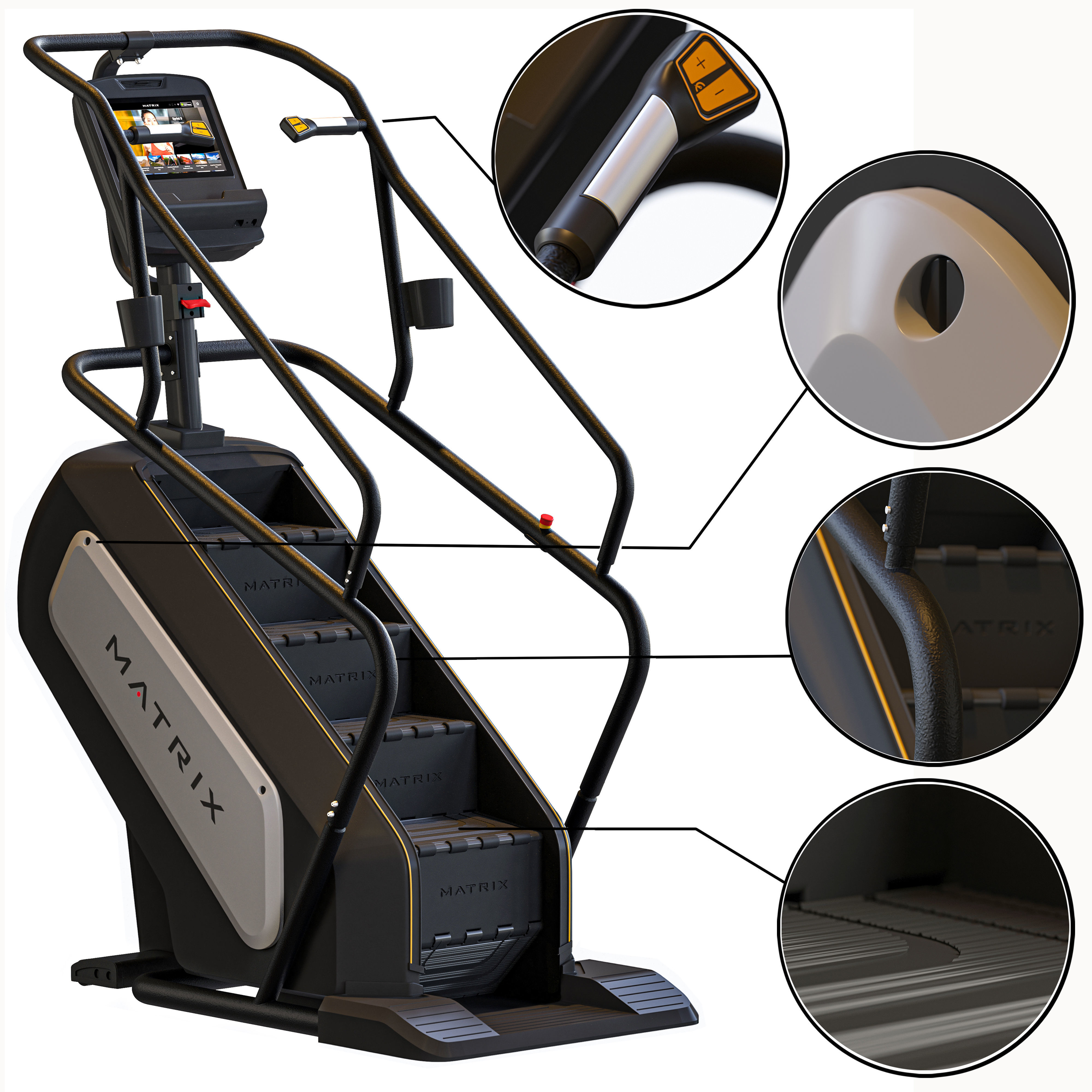 Matrix Gym Equipment 3D model_24