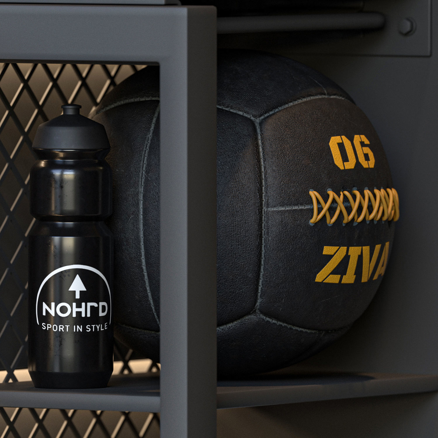 Matrix Gym Equipment 3D model_11