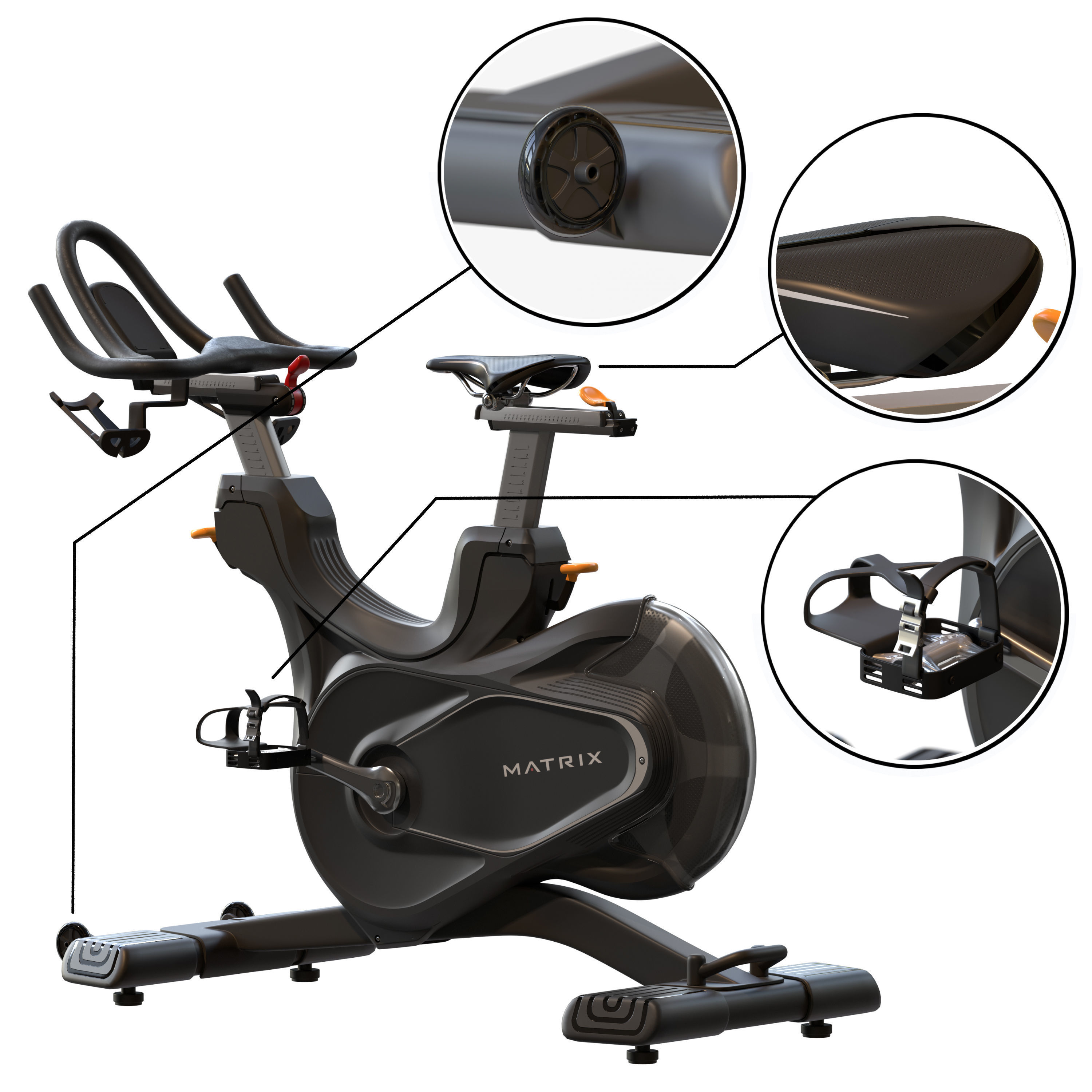 Matrix Gym Equipment 3D model_85