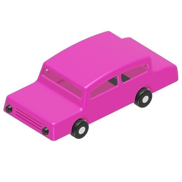 Kids Car Toy 3D model_2