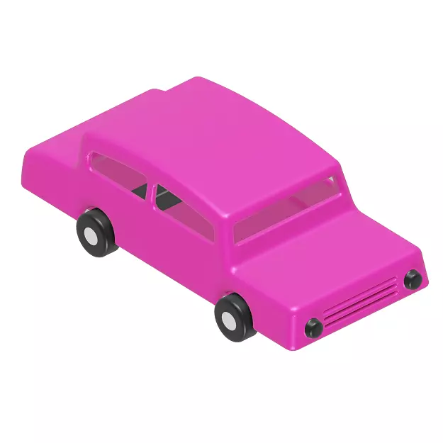 Kids Car Toy 3D model_0