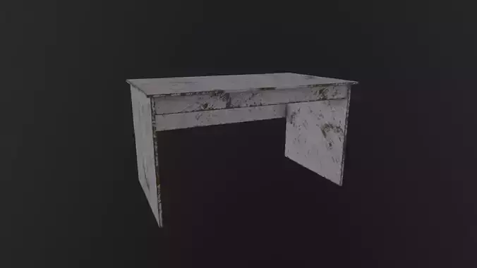 Office Table 3D Model