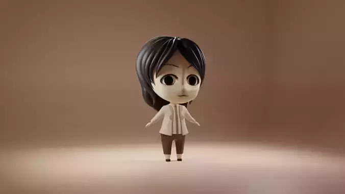 Chibi Model of girl