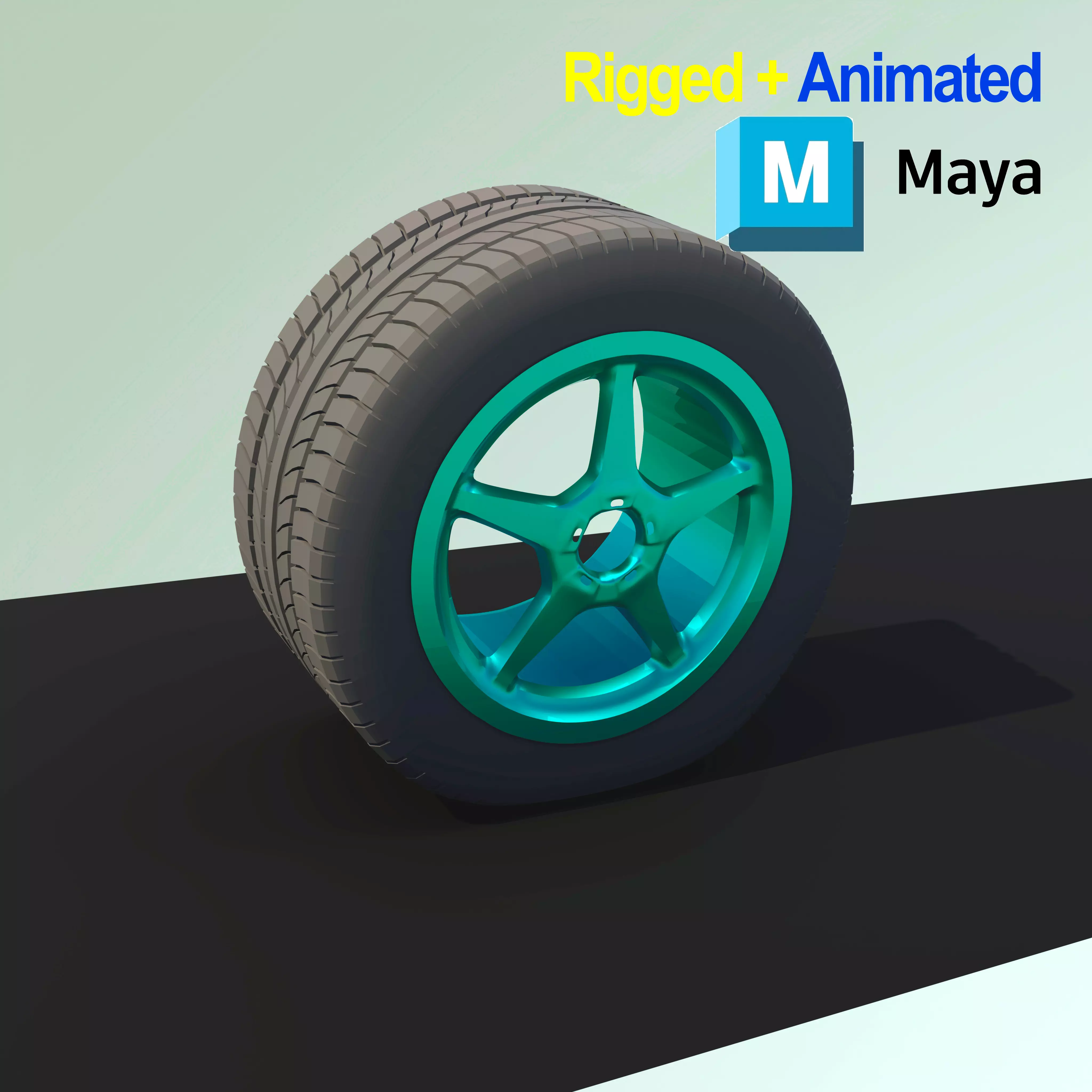 wheel wheight rigg Free 3D model