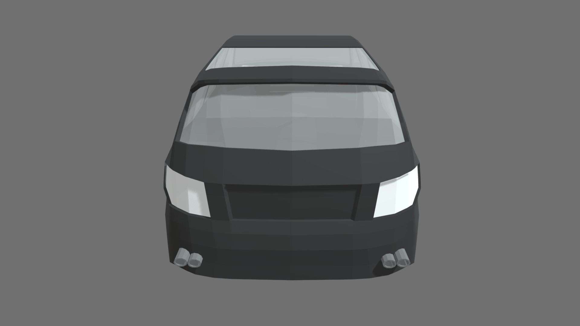 Low Poly Car 02 Low-poly 3D model_4