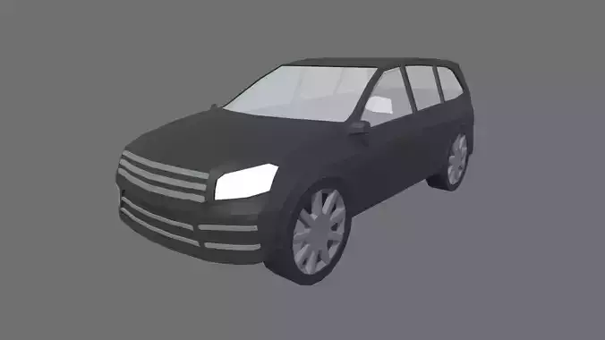 Low Poly Car 02 Low-poly 3D model
