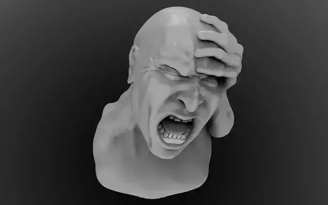 ANGRY MAN SCREAMING