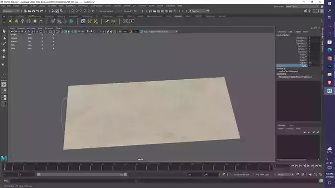 paper rigg Free 3D model