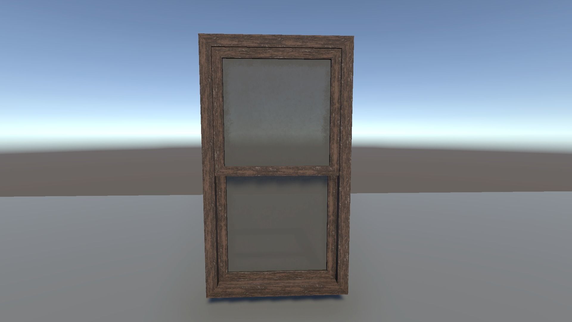 Wooden Old Window Sample free VR / AR / low-poly 3D model animated ...