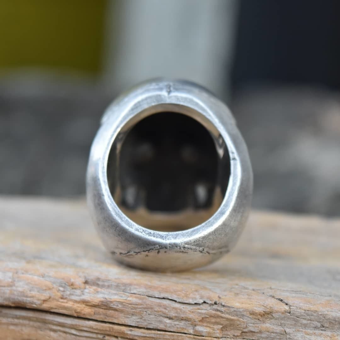 Big Skull Ring 3D print model_3