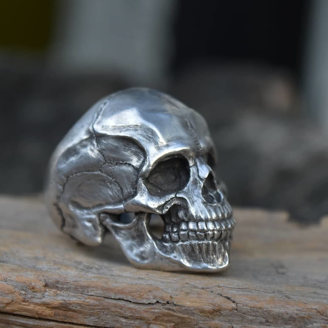 Big Skull Ring 3D print model_1