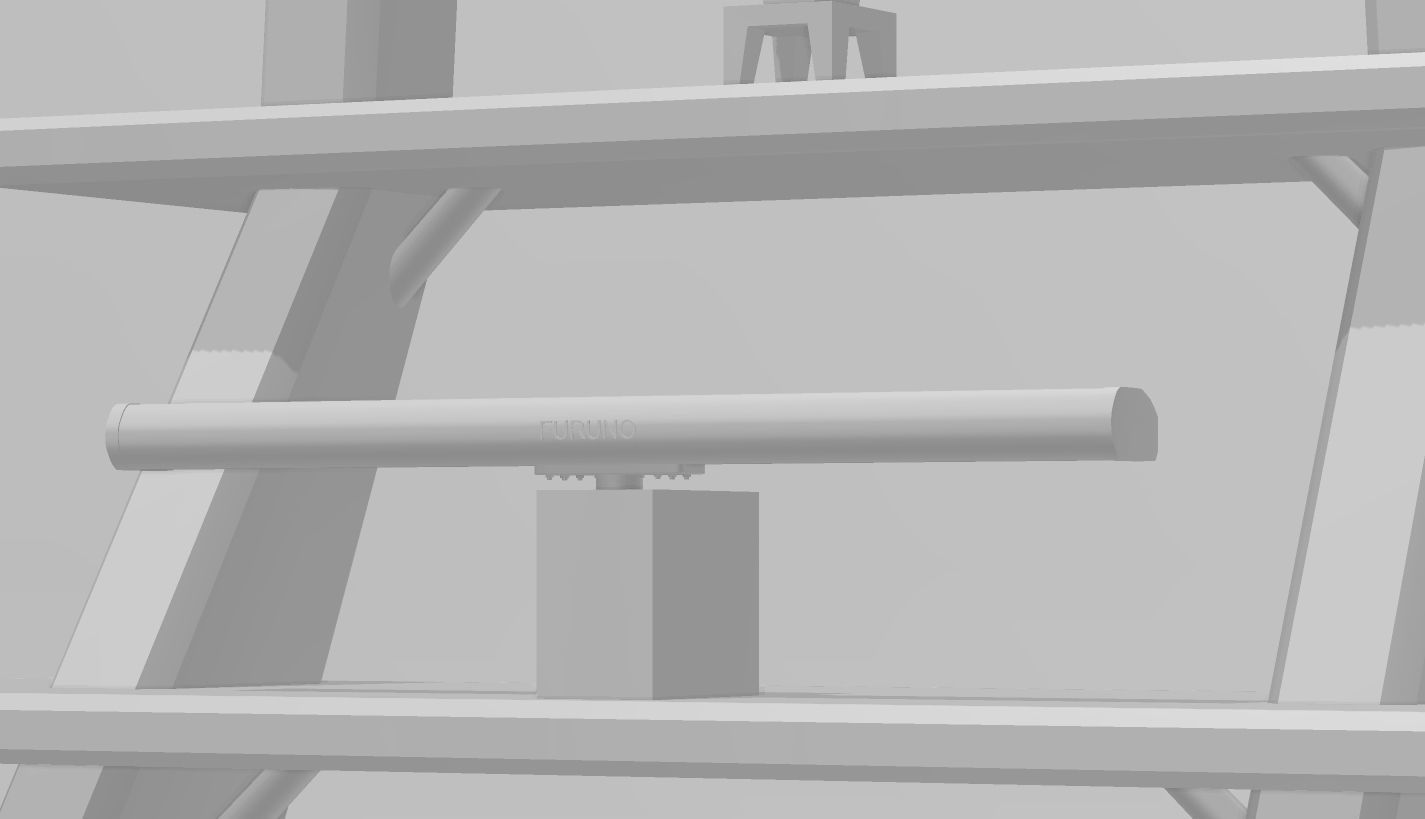 AHTS ship mast 3D print model_6