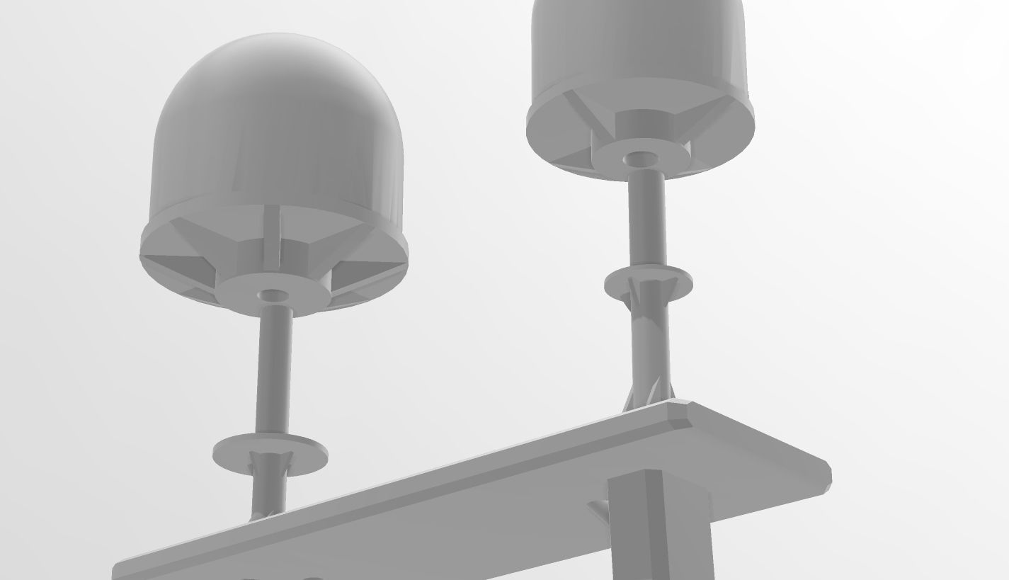 AHTS ship mast 3D print model_8