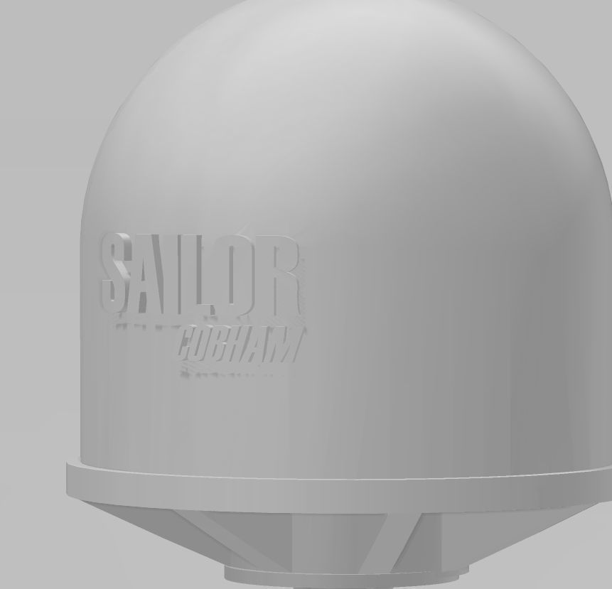 AHTS ship mast 3D print model_3