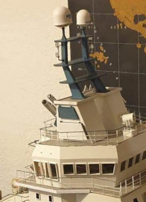 AHTS ship mast 3D print model_9