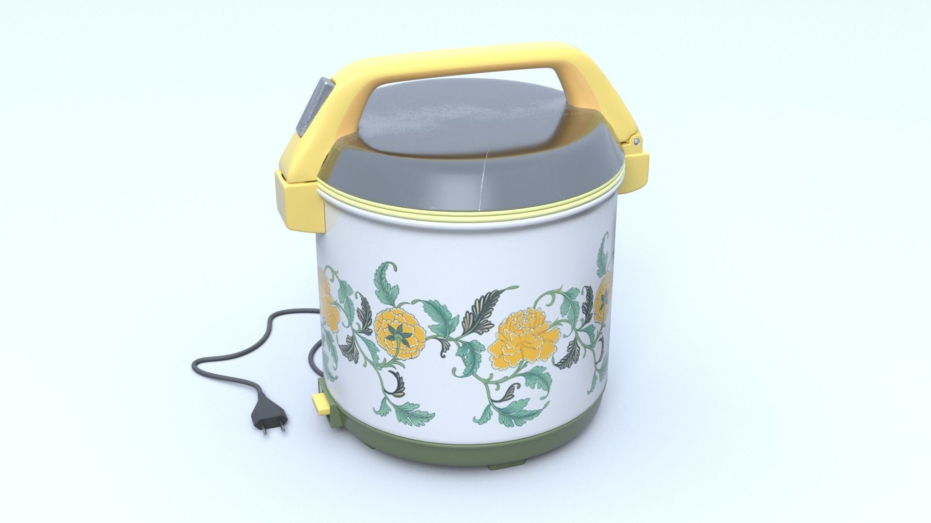 3D model Rice Cooker Vintage VR / AR / lowpoly CGTrader