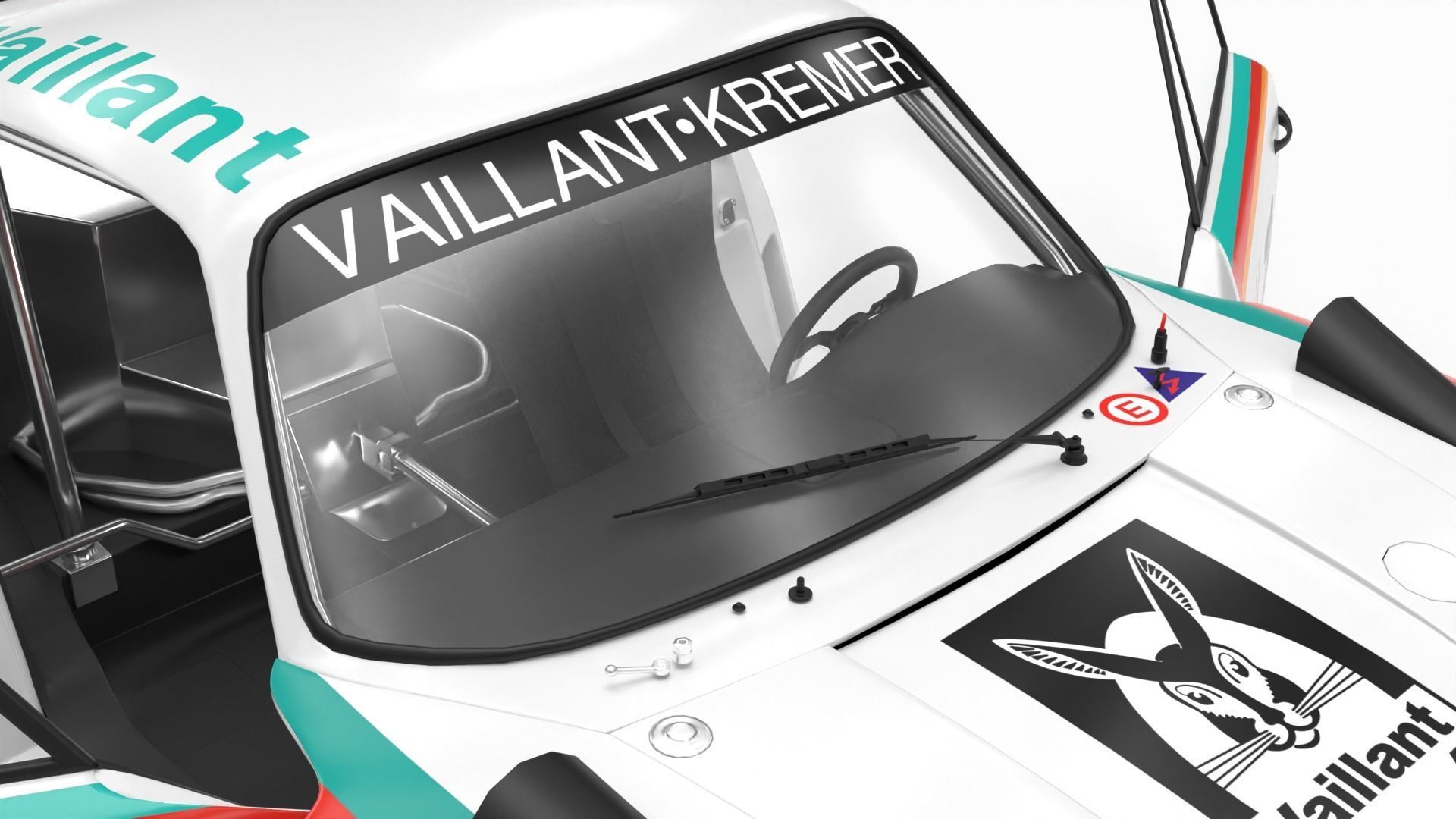 Porsche 935 77 1977 Vaillant DRM Racing 3d model HQ 3D model_9