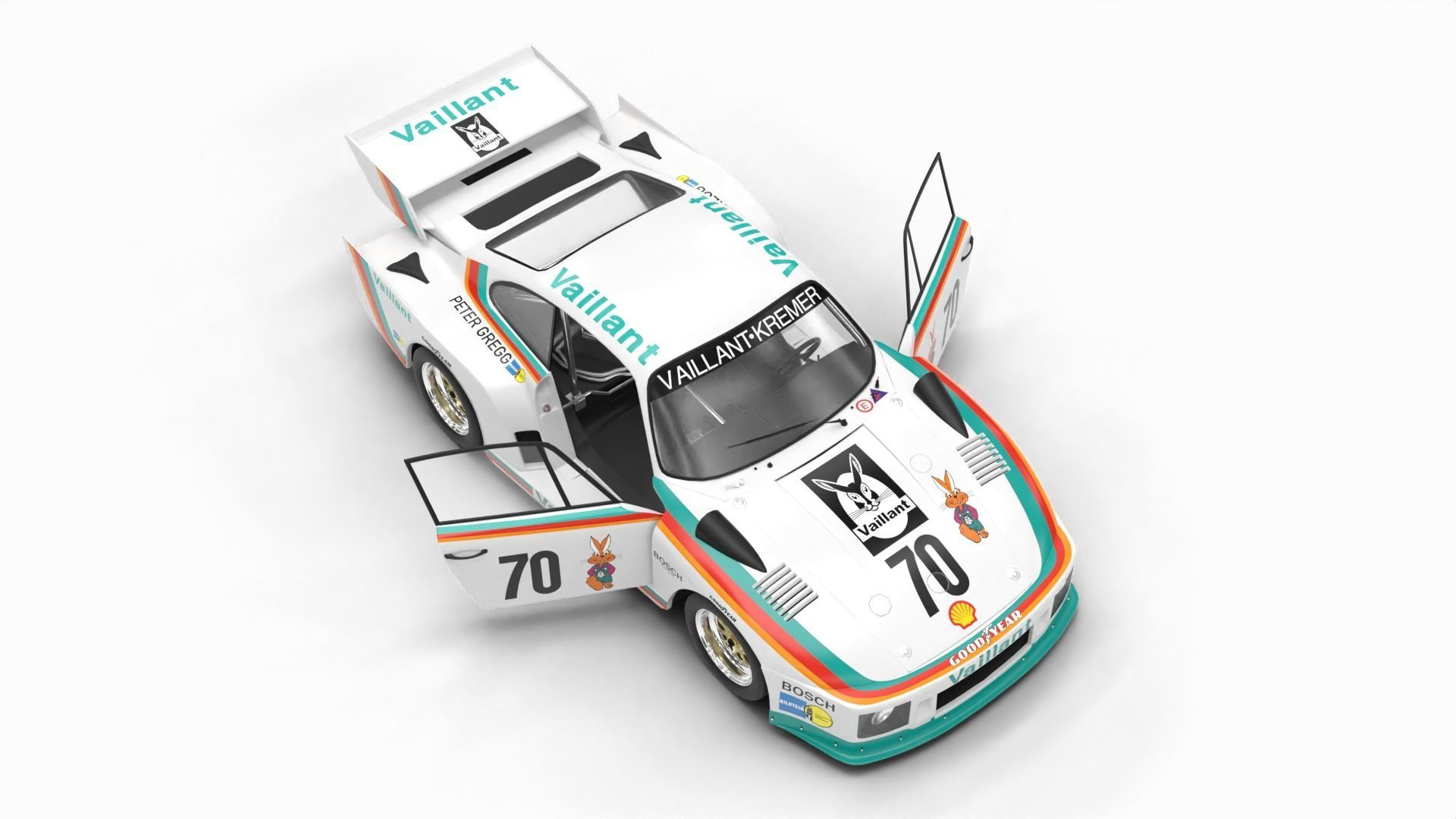 Porsche 935 77 1977 Vaillant DRM Racing 3d model HQ 3D model_12