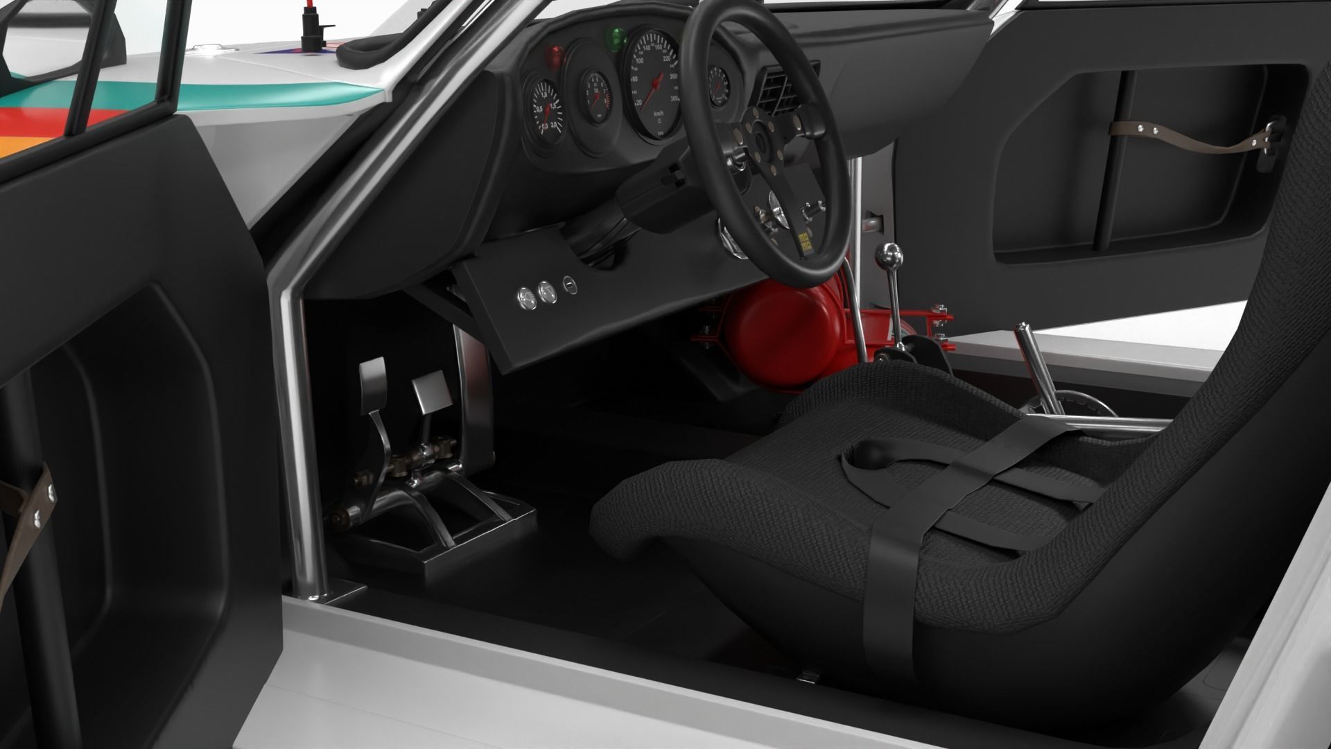 Porsche 935 77 1977 Vaillant DRM Racing 3d model HQ 3D model_16