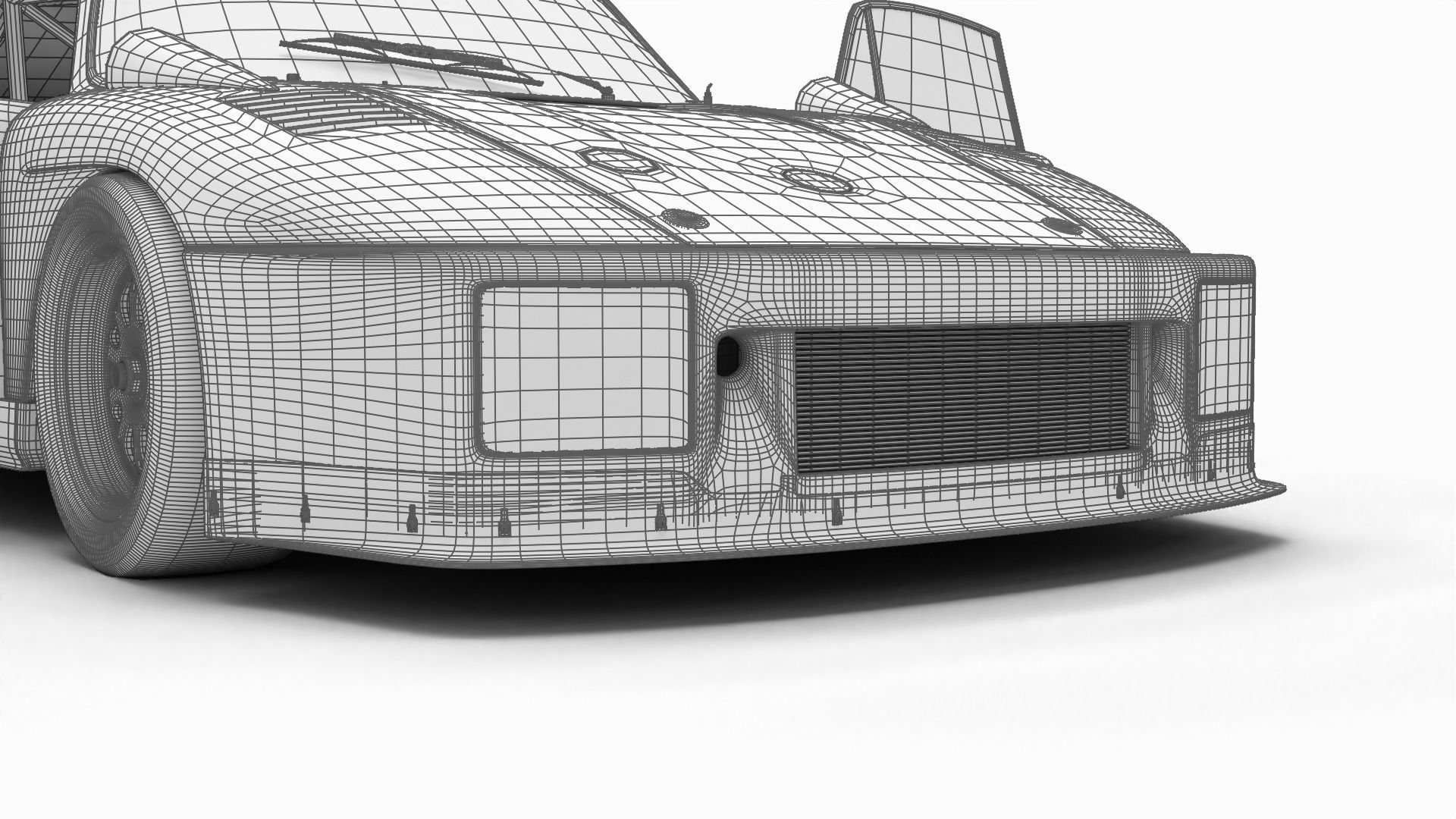Porsche 935 77 1977 Vaillant DRM Racing 3d model HQ 3D model_32