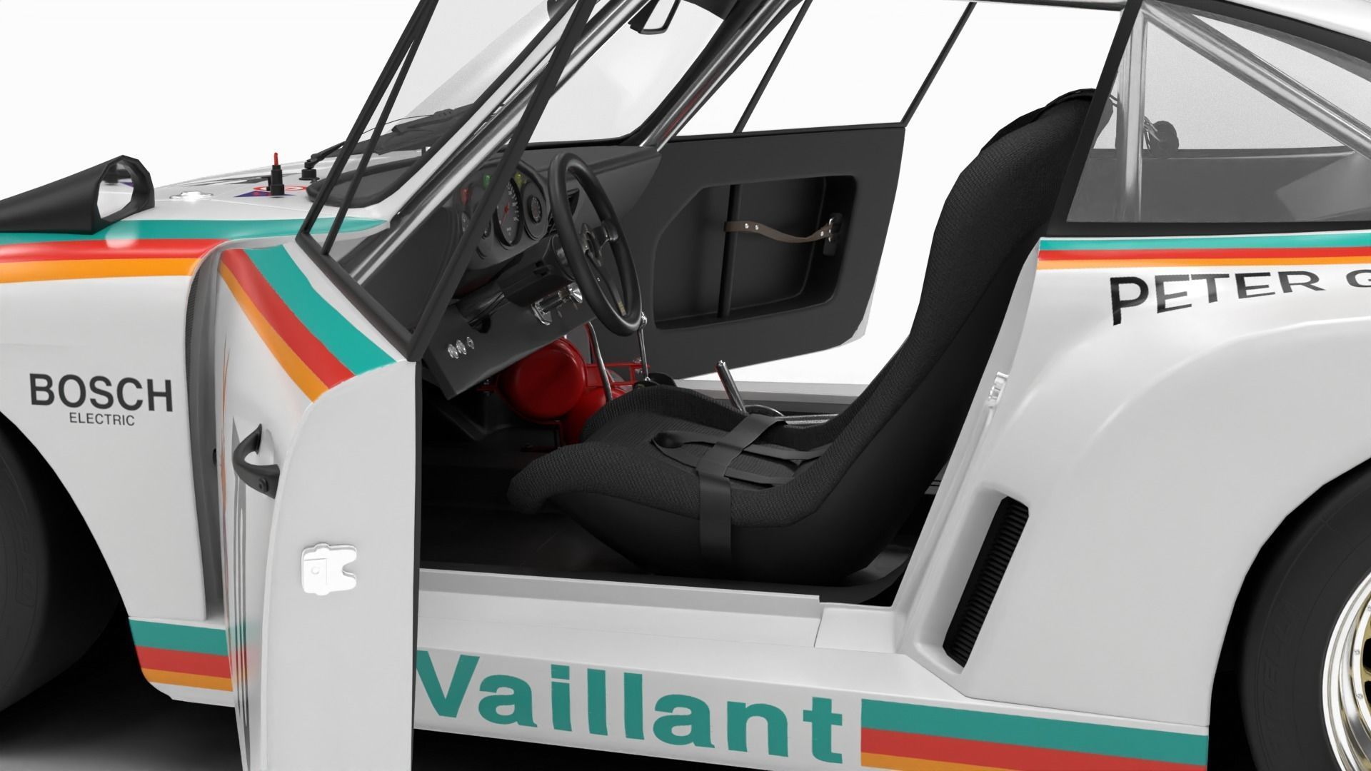 Porsche 935 77 1977 Vaillant DRM Racing 3d model HQ 3D model_14