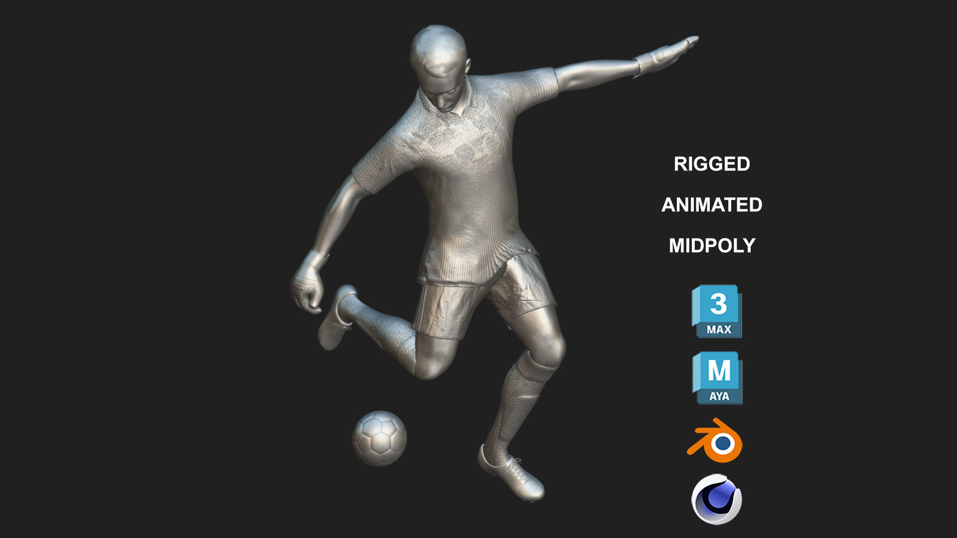 3D Rigged Manuel Neuer Bayern Munich 2023 3D model_10