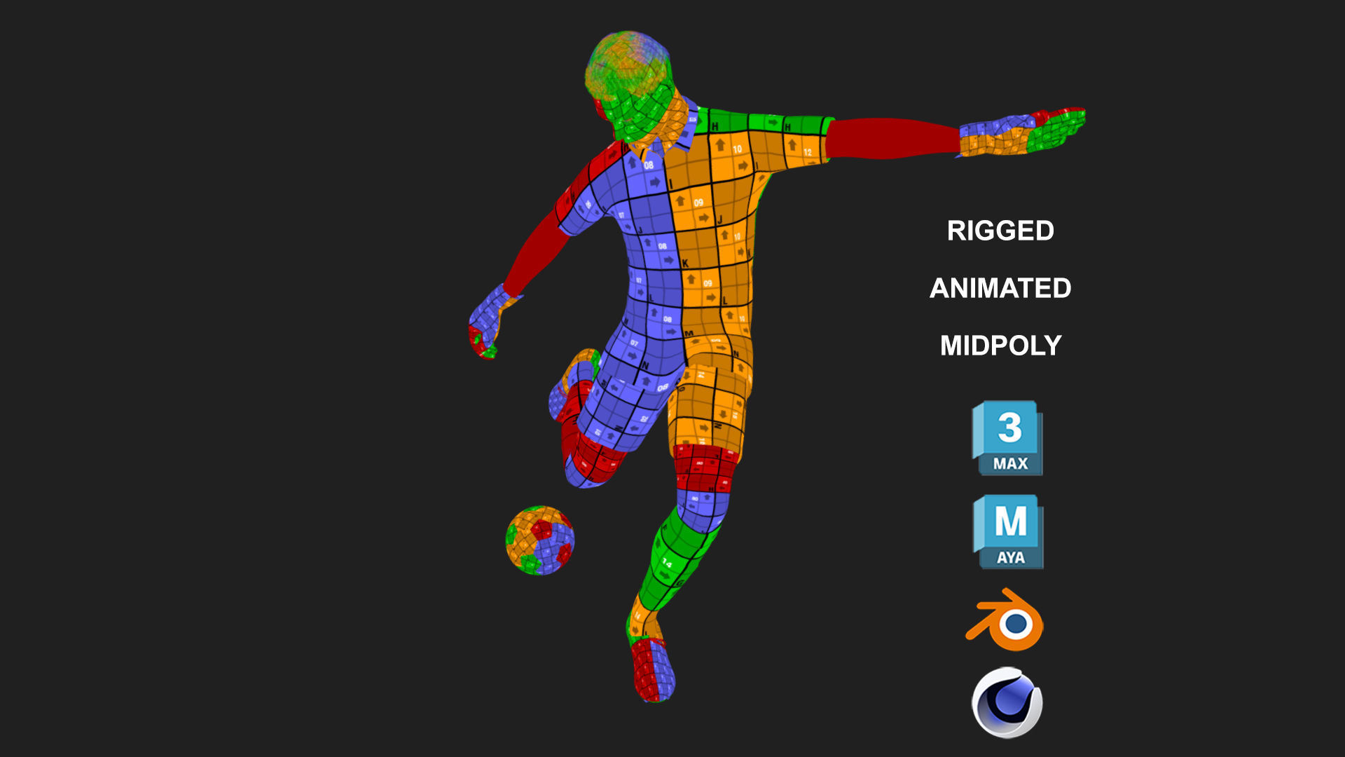3D Rigged Manuel Neuer Bayern Munich 2023 3D model_12
