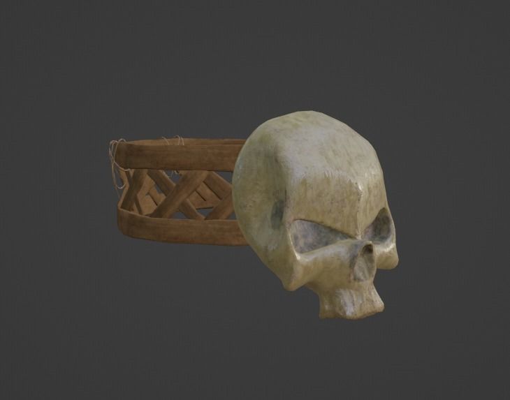 3D Ring Game Asset Low-poly 3D model_3