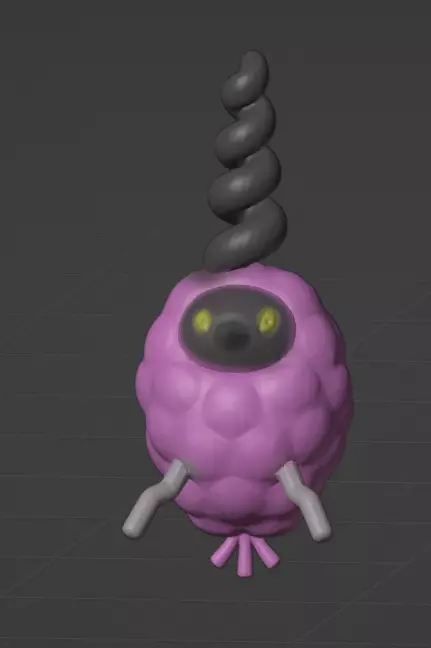 Burmy Trash Cloak 3D print model_0