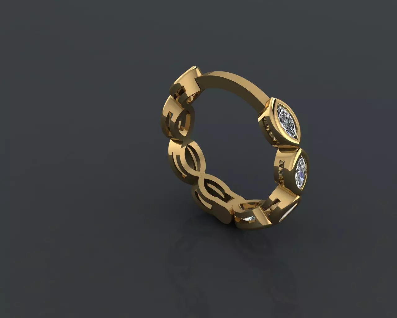 Earrings 3D print model_0