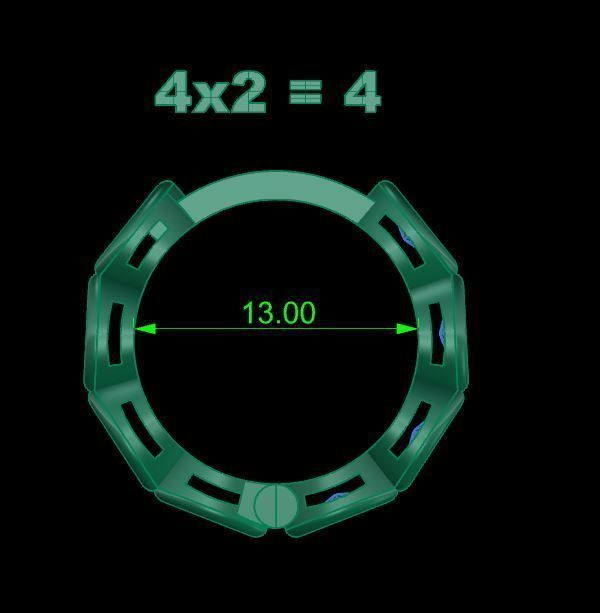 Earrings 3D print model_5