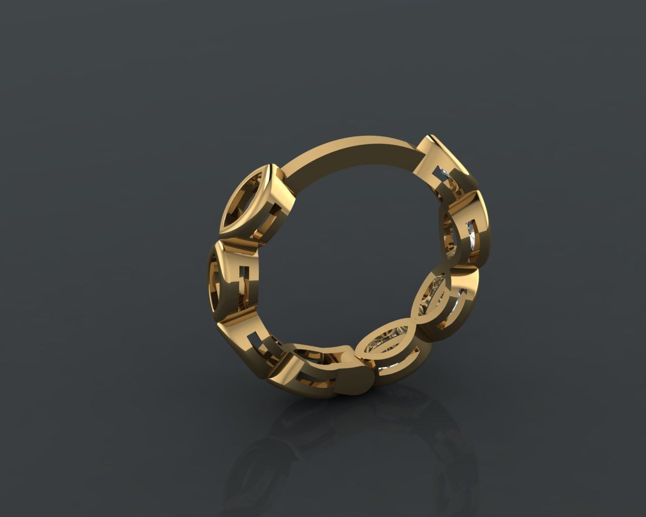 Earrings 3D print model_3