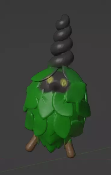 Burmy Plant Cloak 3D print model_0