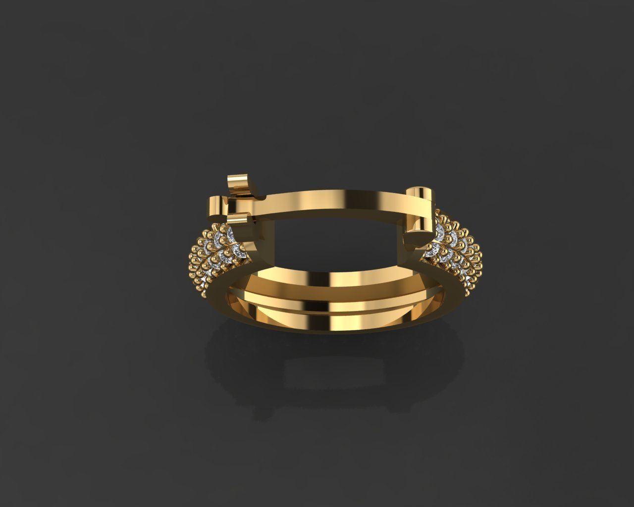 Earrings 3D print model_3