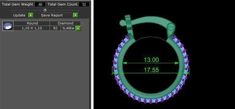 Earrings 3D print model_5