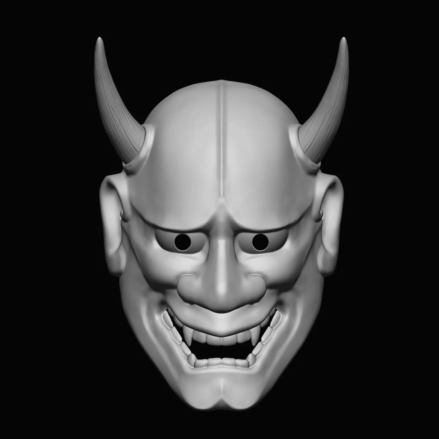 Hannya Mask -wearable 3D print model_0