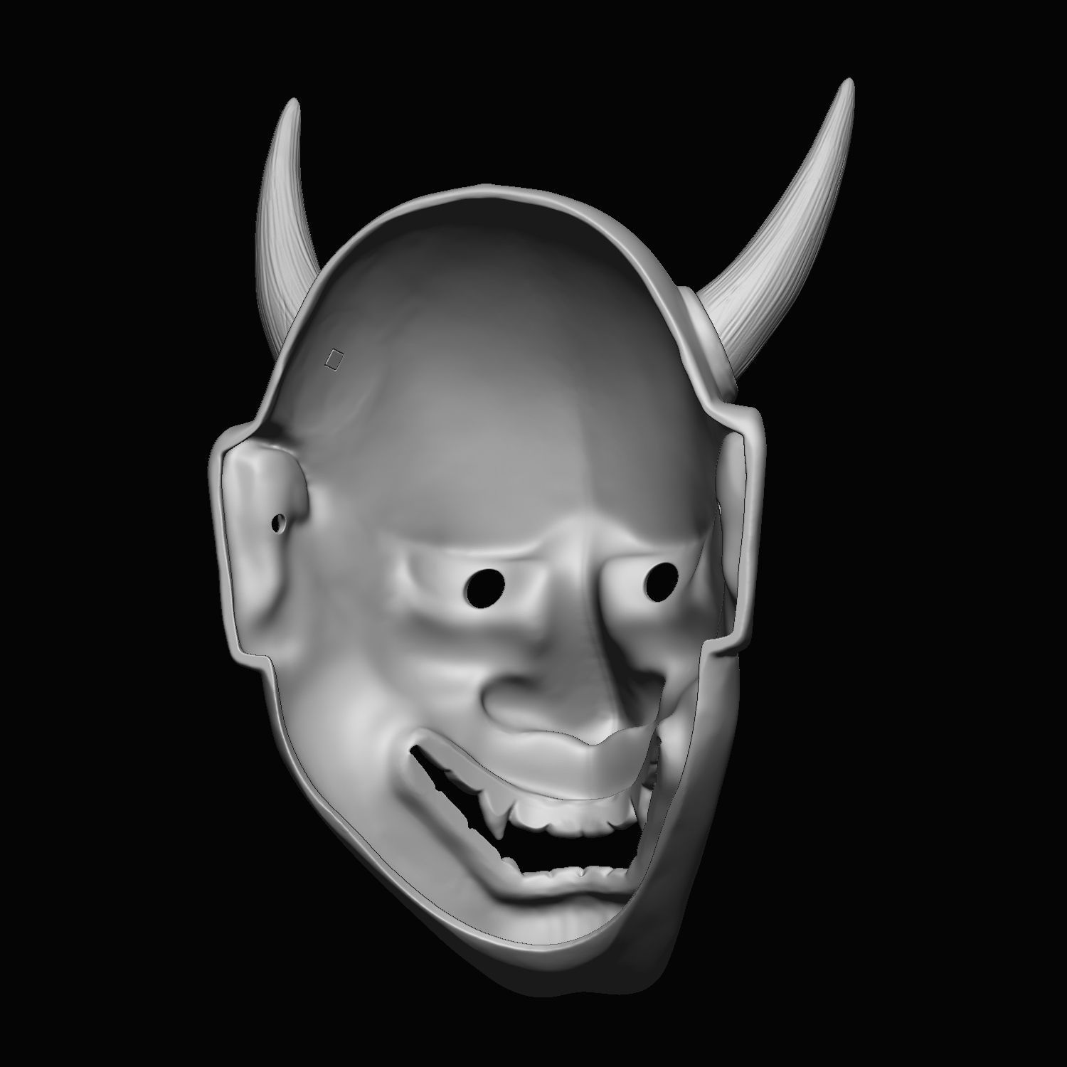 Hannya Mask -wearable 3D print model_3
