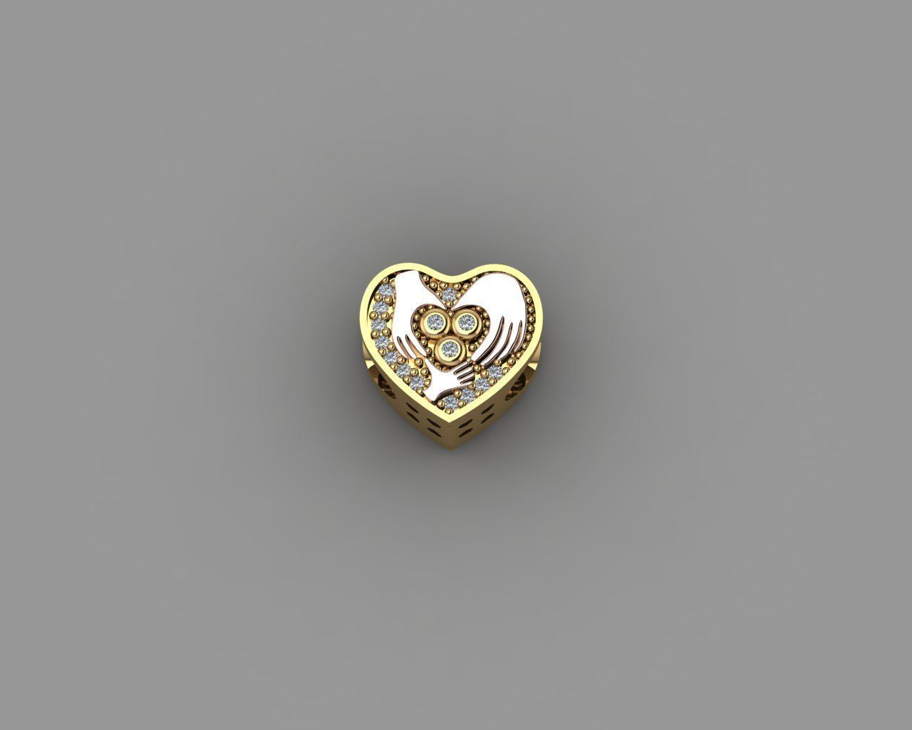 Pandora - Charm 3D print model_1