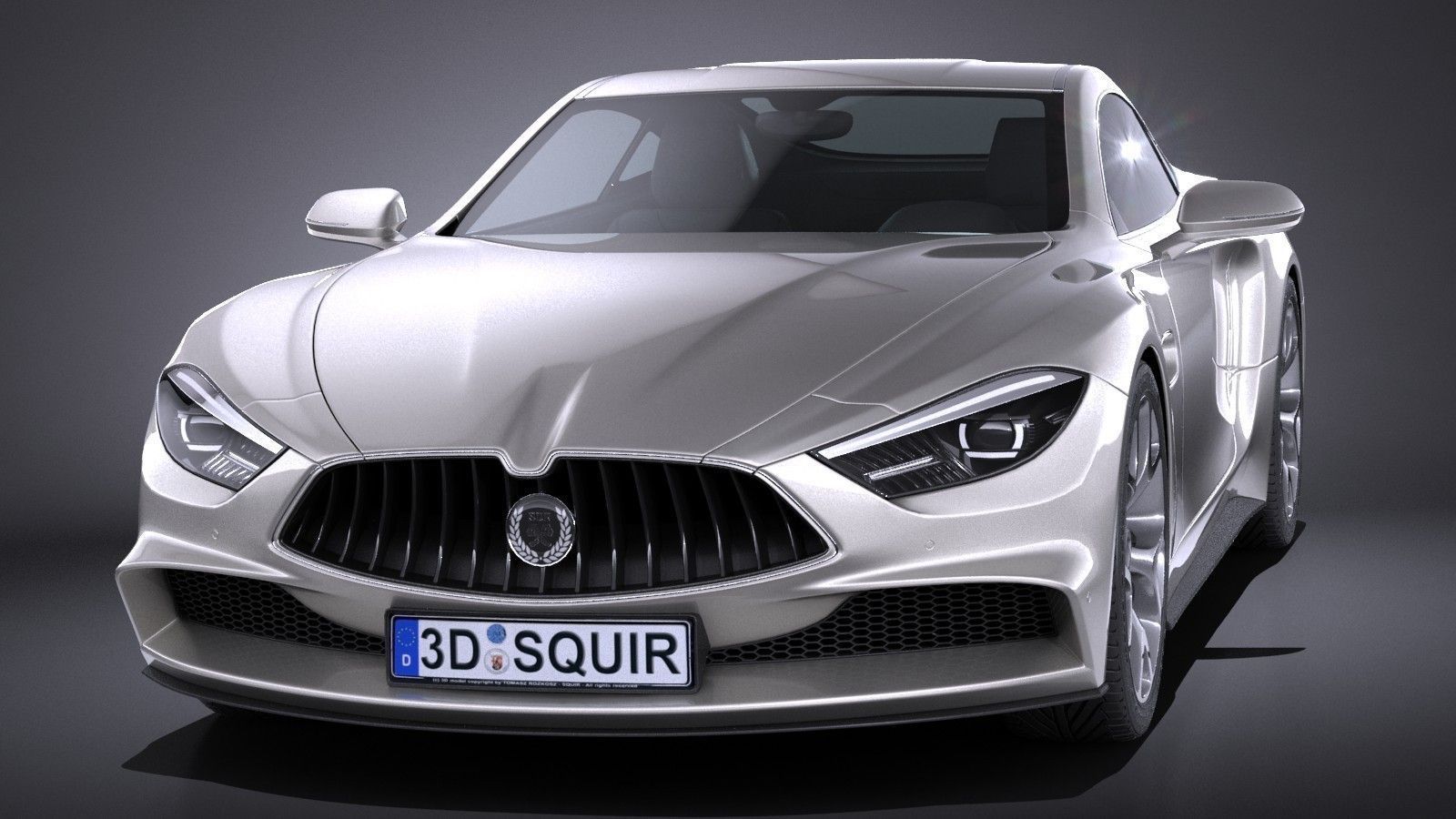 Generic Coupe 2016 3D model_1