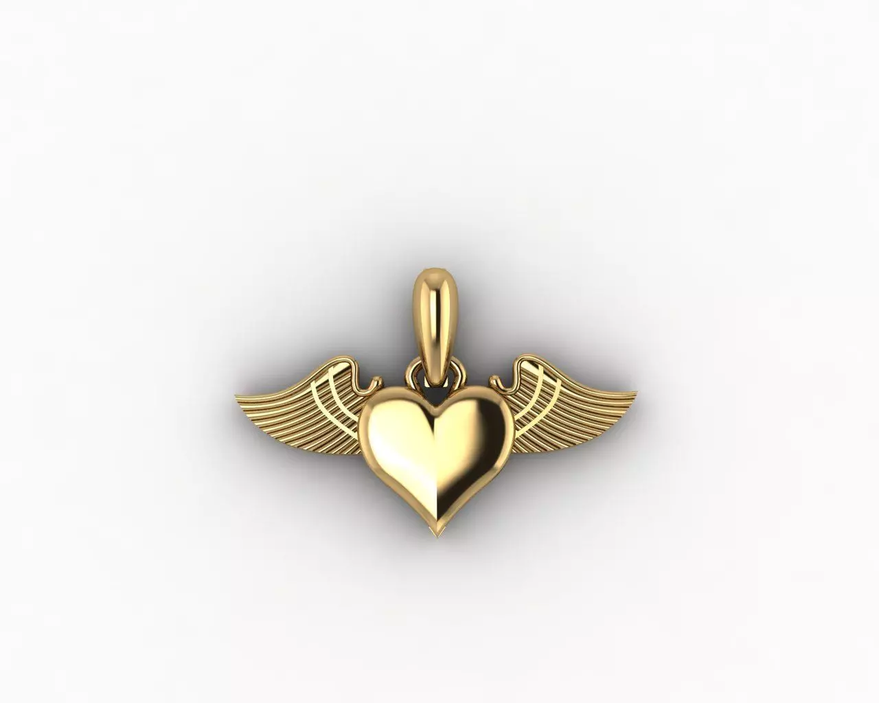 Heart Pendant 3D print model_0