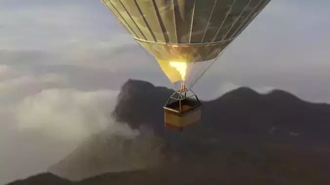 Air Ballon - Aerostatic Blender rigged