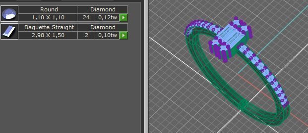 Rings 3D print model_4