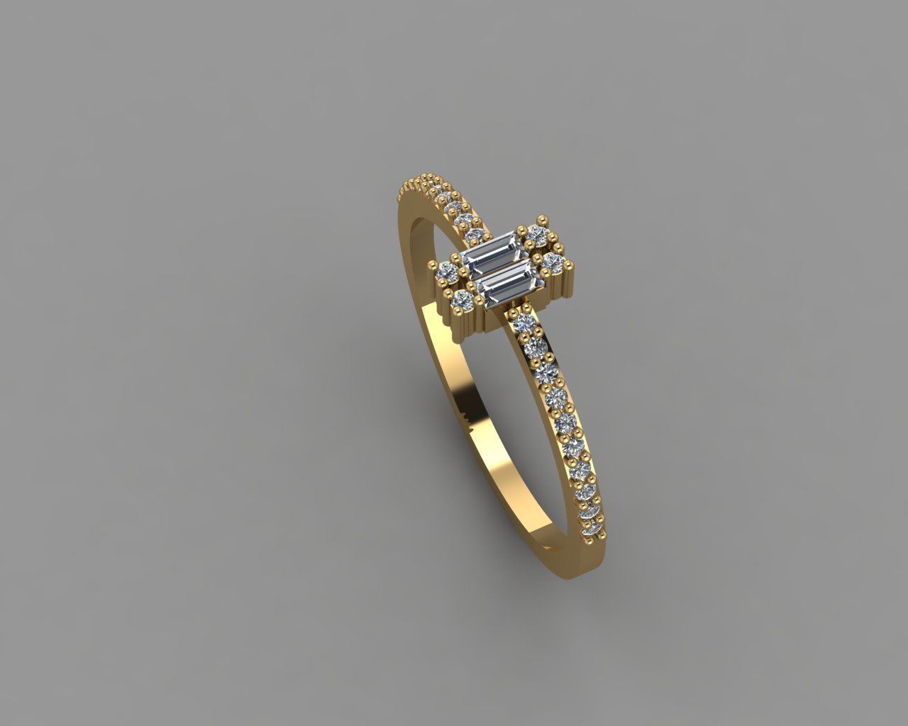Rings 3D print model_2