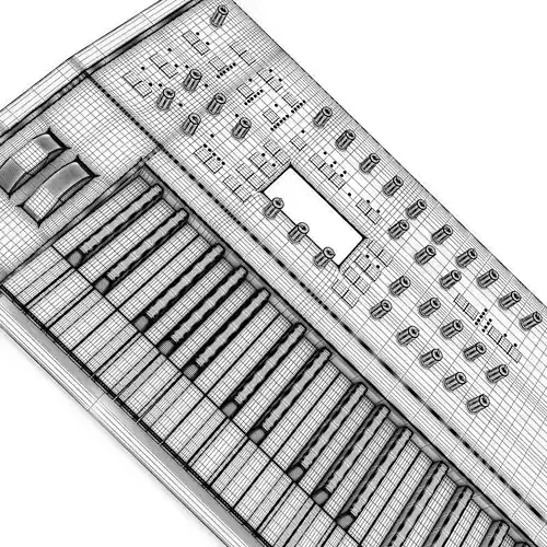 Keyboard Workstation 2 3D model